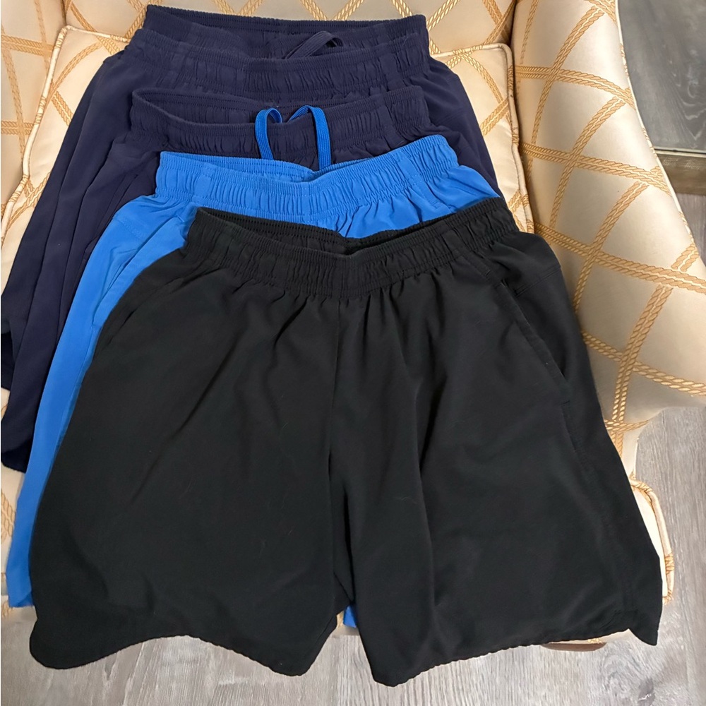 Bundle of 5 Boys Shorts All in Motion Size M Athletic Drawstring Shorts